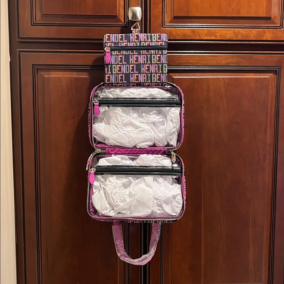 Henri Bendel By Steve Wilson Weekender Cosmetic Toiletries - Picture 15 of 16